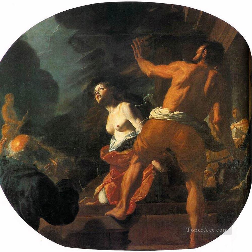 Beheading Of St Catherine Baroque Mattia Preti Oil Paintings
